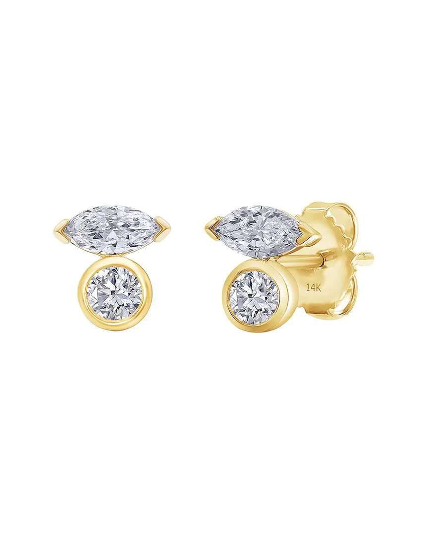 14K 0.75 ct. tw. Lab-Grown Diamond Earrings by Meira T
