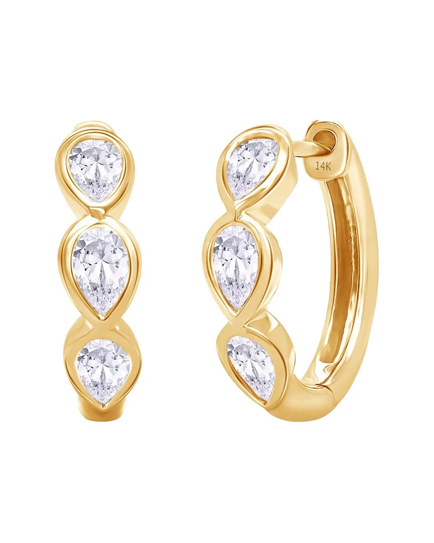 14K 0.60 ct. tw. Lab-Grown Diamond Earrings by Meira T