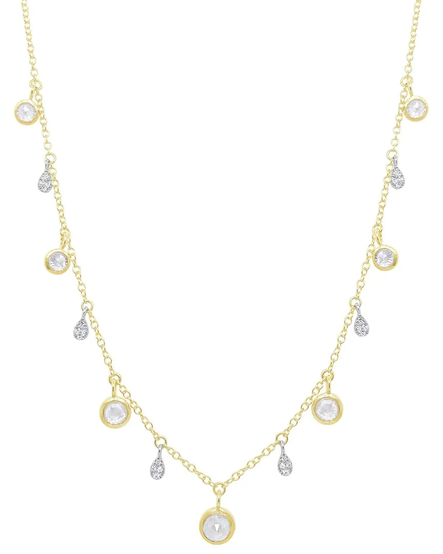 14K 1.12 ct. tw. Diamond & Rough Diamonds Necklace by Meira T