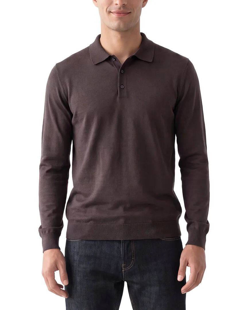 Jersey Polo Sweater by Raffi