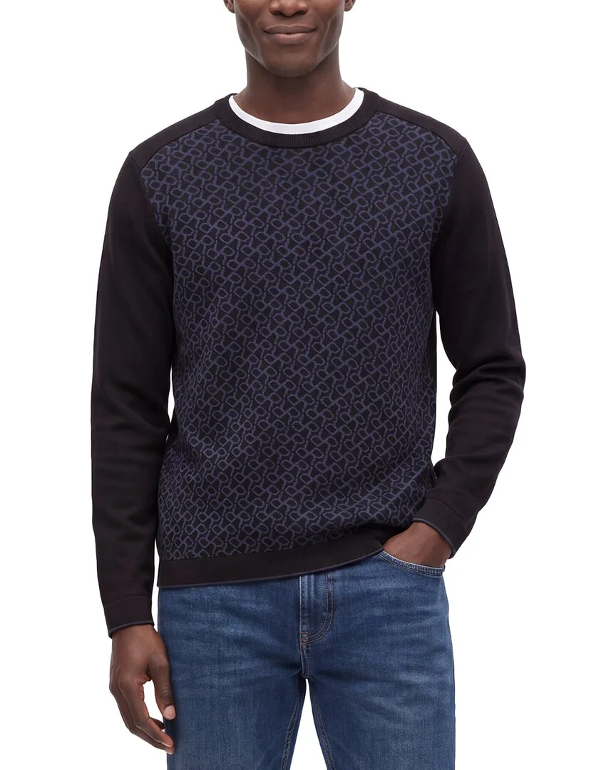 Jacquard Crewneck Sweater
