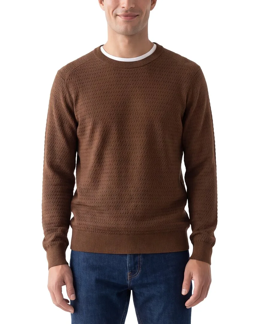 Textured Crewneck Sweater