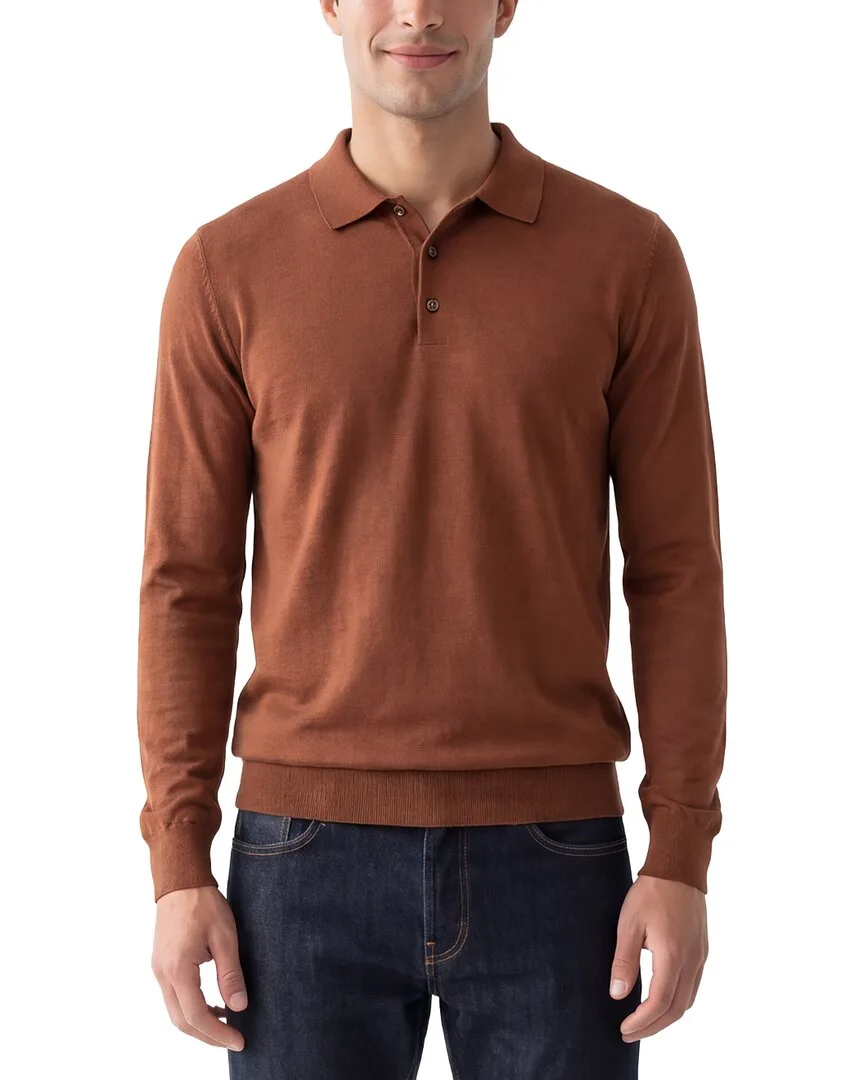 Jersey Polo Sweater by Raffi