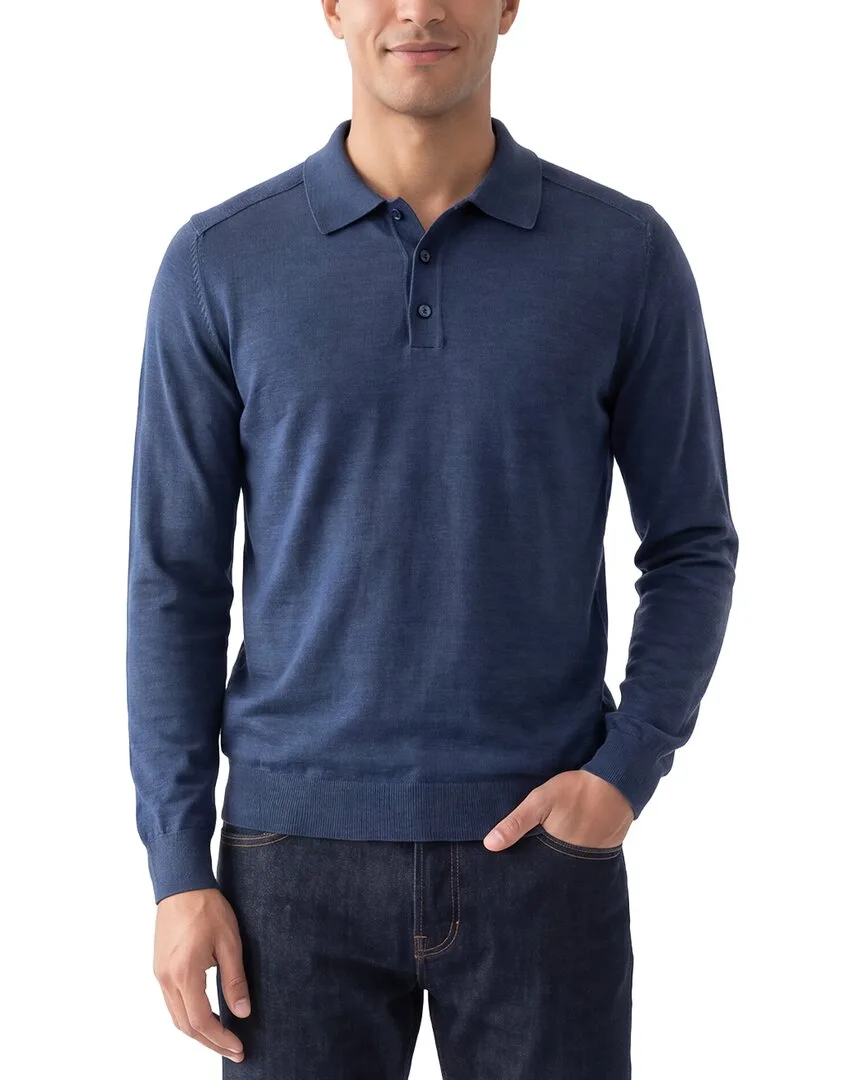 Jersey Polo Sweater by Raffi