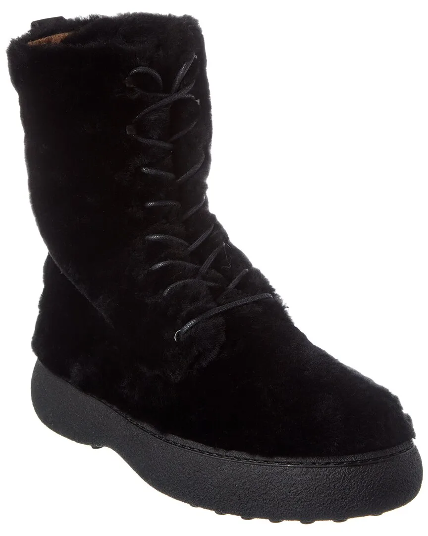 Shearling Boot by Tod's