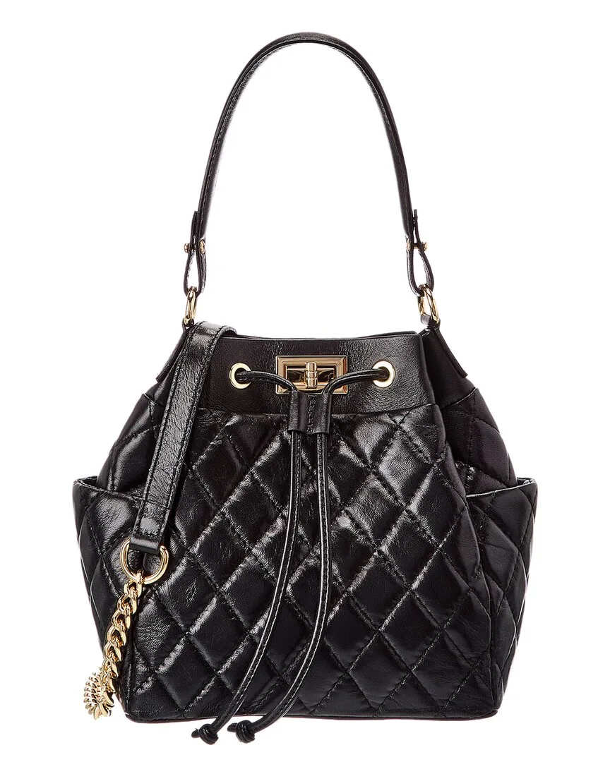 Italian Leather Bucket Bag by Italian Leather