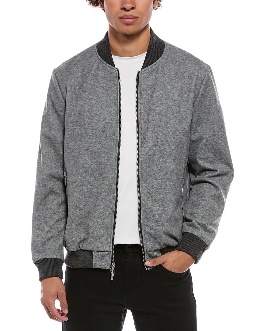 Quilted Slim Fit Bomber Jacket
