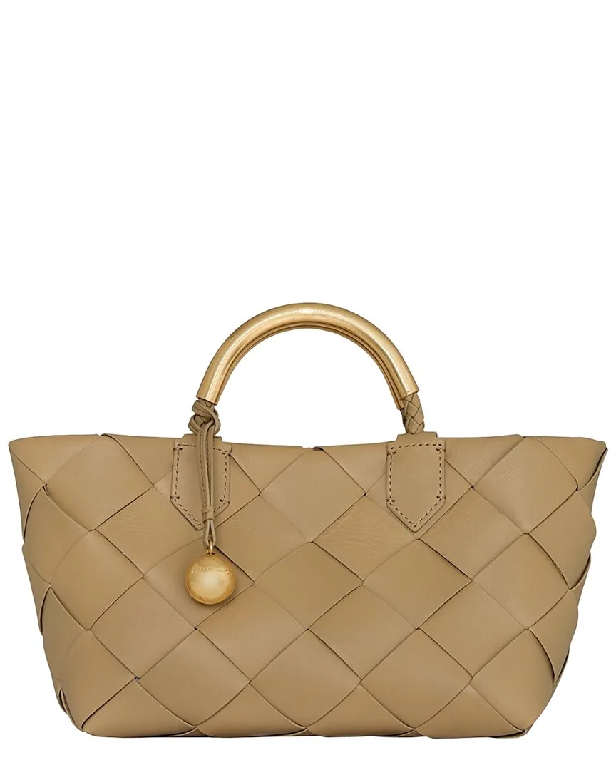 Frankie Woven Mini Leather Tote by Rebecca Minkoff