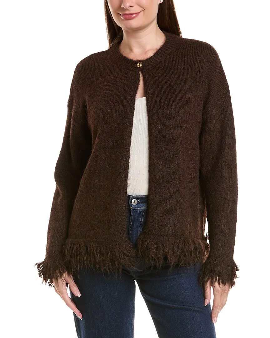 Ivonne Wool-Blend Cardigan by Anna Kay