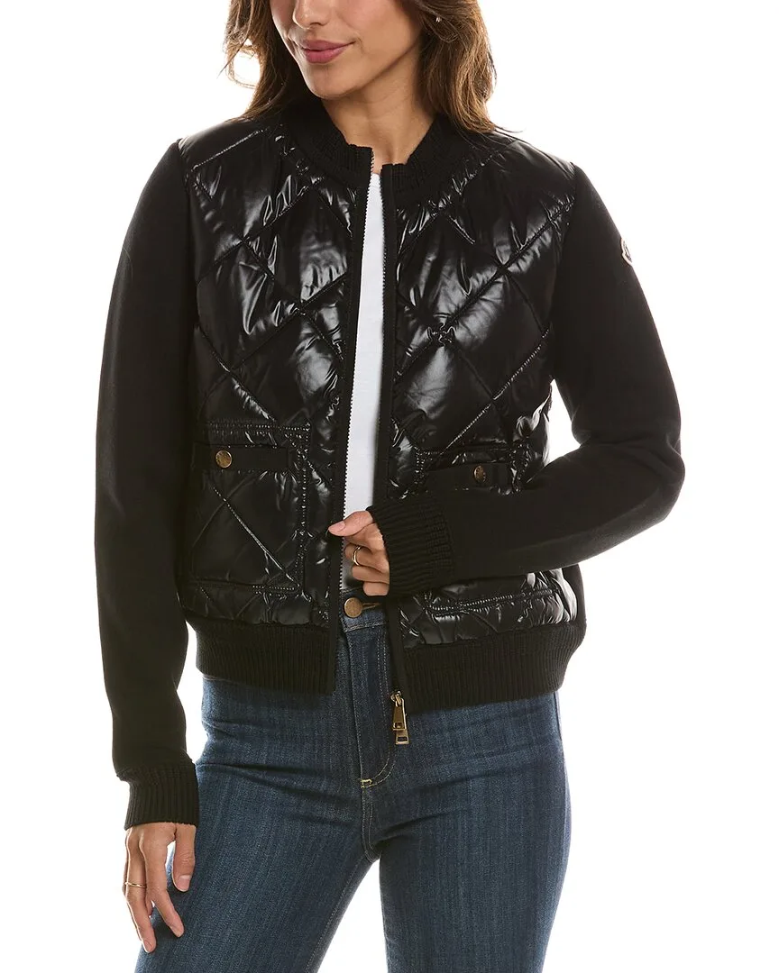 Puffer Front Down Jacket