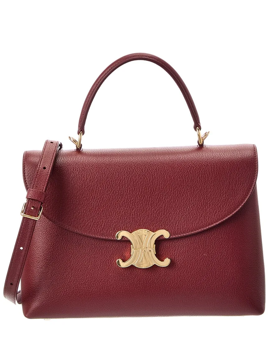 Nino Medium Leather Satchel by Celine