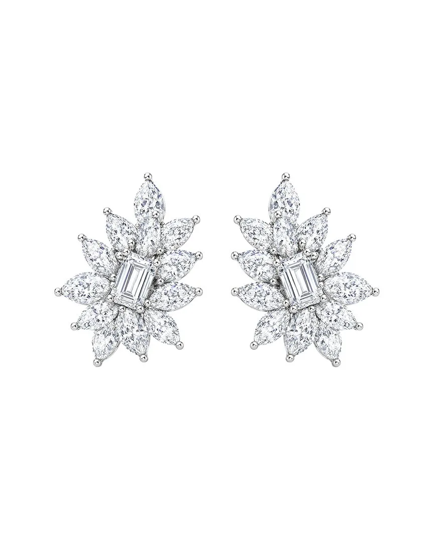 14K 7.03 ct. tw. Lab-Grown Diamond Earrings