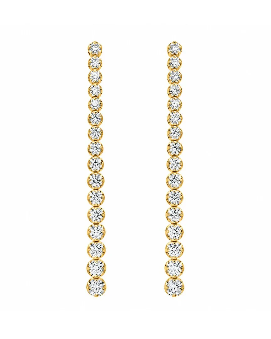 14K 5.10 ct. tw. Lab-Grown Diamond Earrings