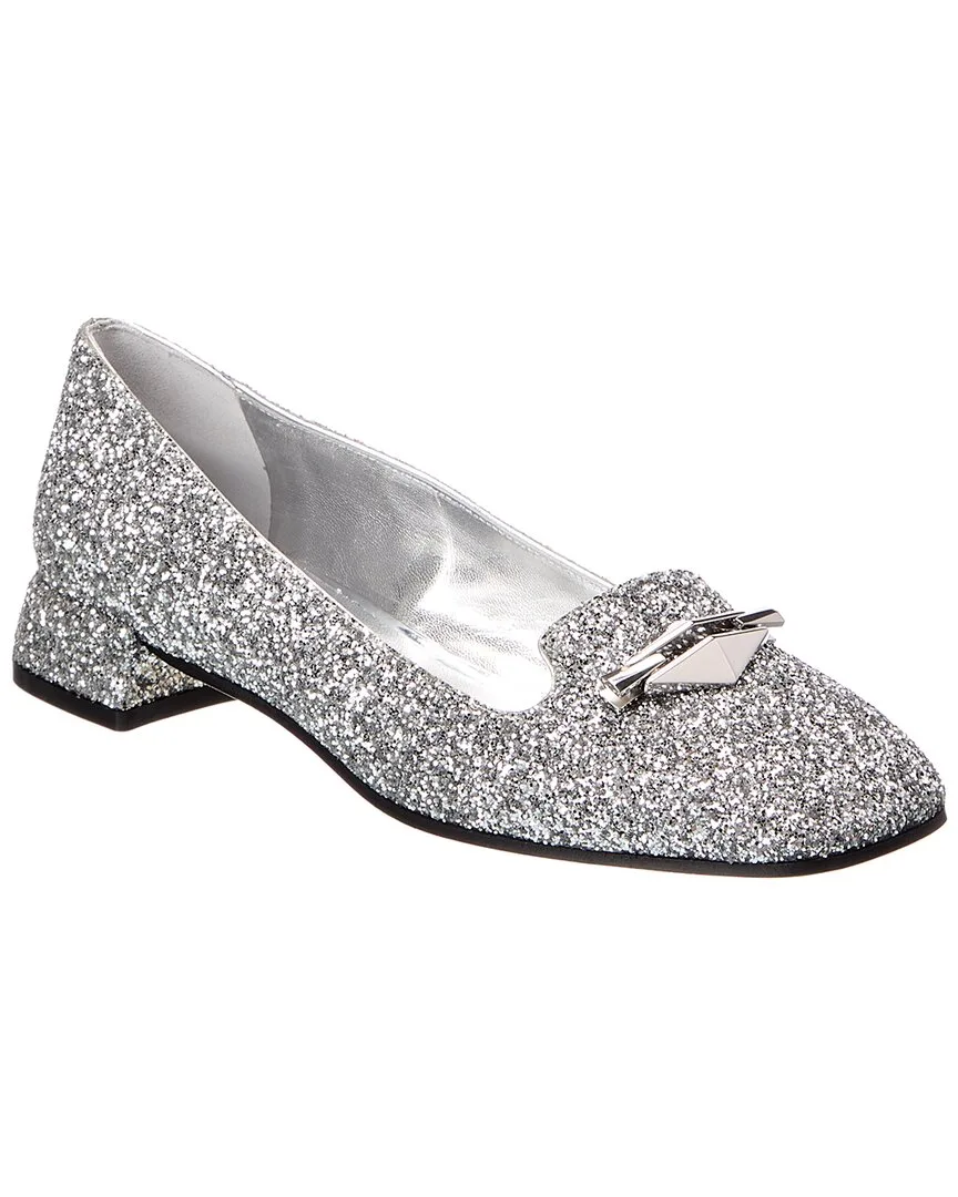Ravi Glitter Flat by Jimmy Choo