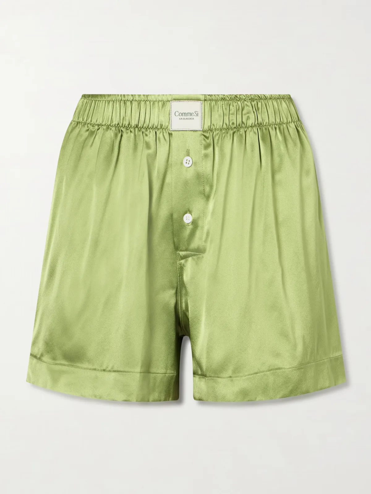 - Silk-charmeuse Shorts -