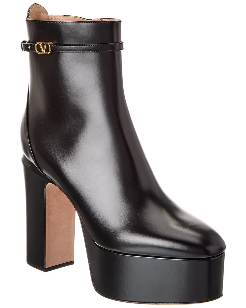 Vlogo 120 Leather Platform Boot by Valentino