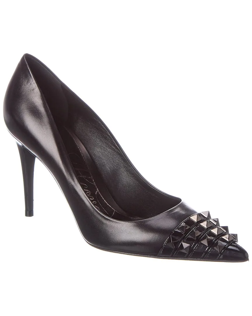 Rockstud Alcove 90 Leather Pump by Valentino