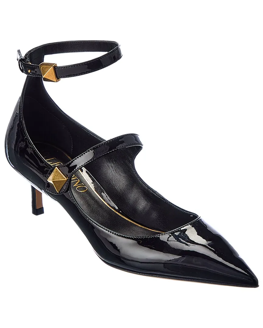 Roman Stud 50 Patent Pump by Valentino