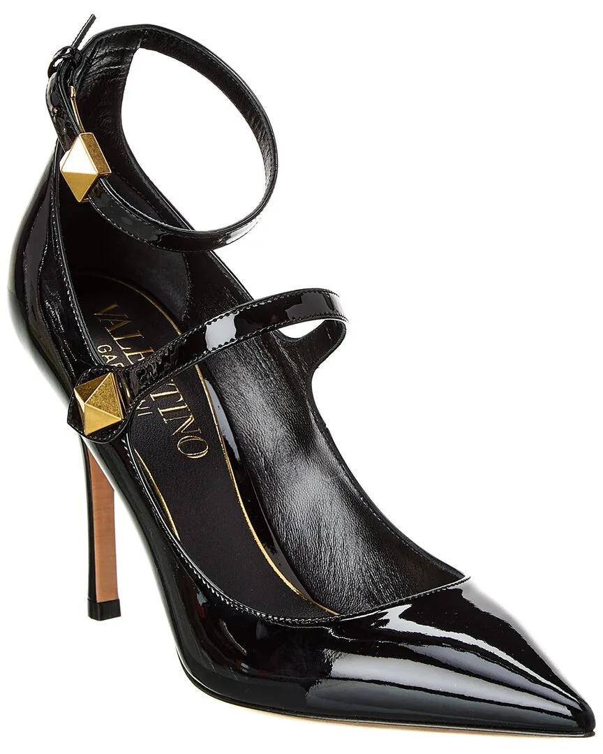 Roman Stud 100 Patent Pumps by Valentino
