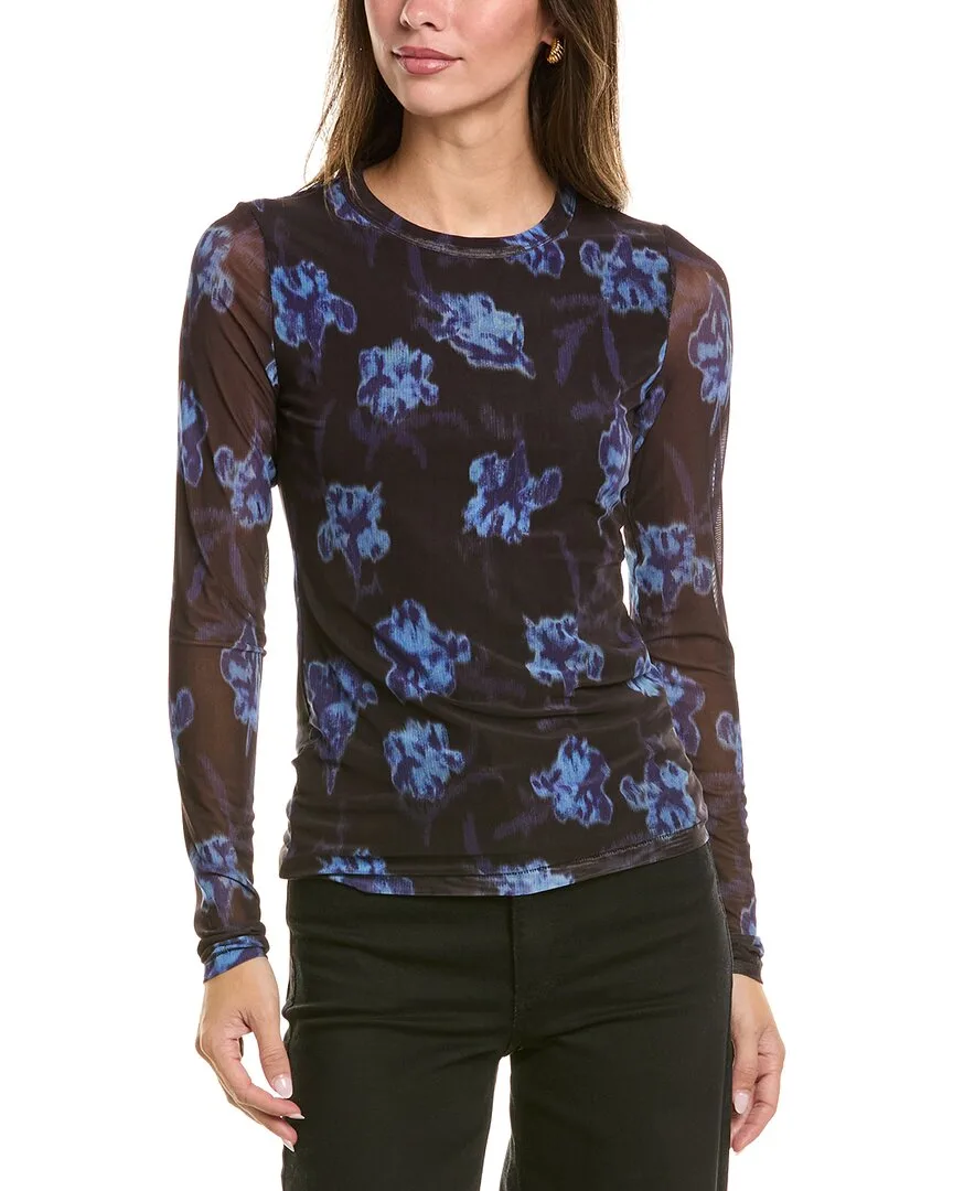 Yana Printed Mesh T-Shirt
