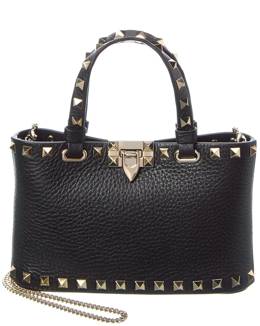 Rockstud Mini Leather Tote by Valentino
