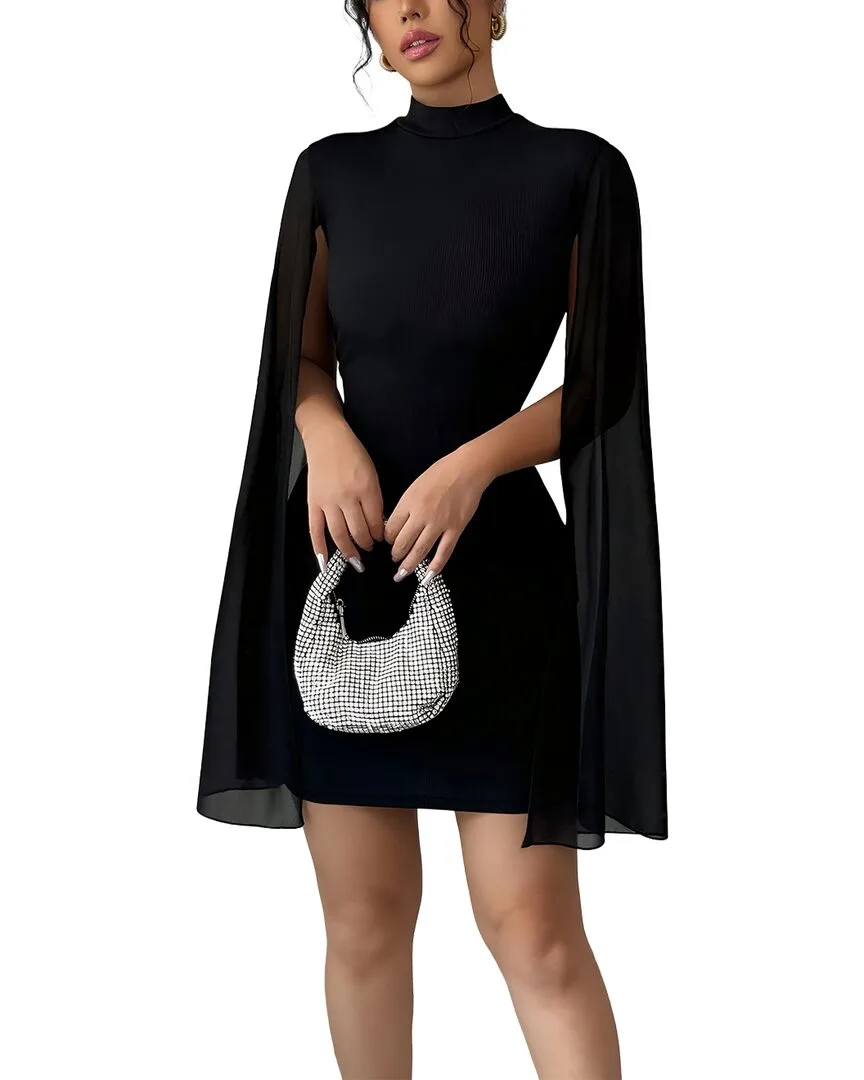 Solid Mini Dress by Amina Glam