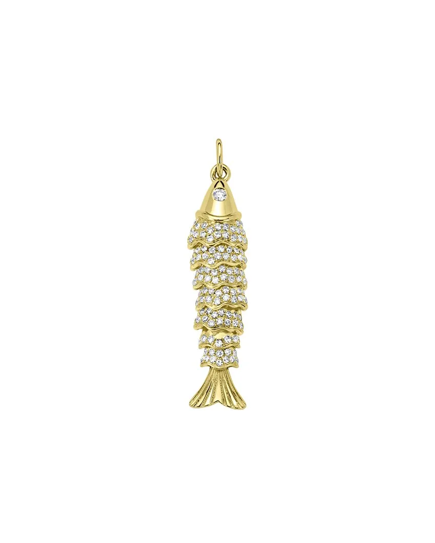 14K 0.34 ct. tw. Diamond Charm Pendant by Sabrina Designs