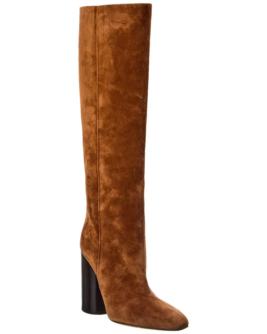Pampero Suede Knee-High Boot by Ferragamo