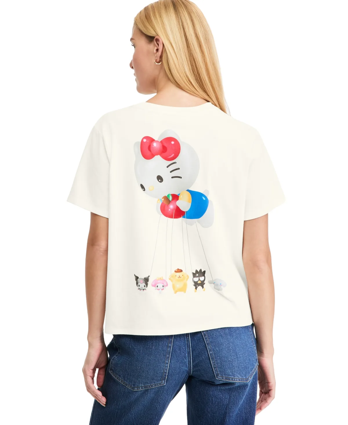 Hello Kitty and Friends Graphic Relaxed-Fit Cotton Short-Sleeve T-Shirt by Macy's