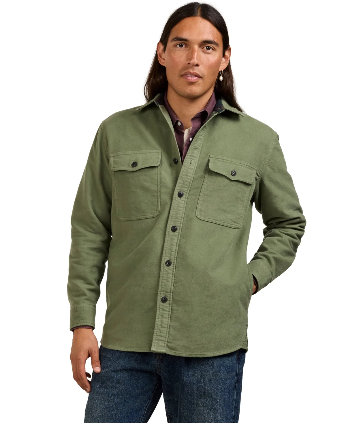 Belmont Moleskin Long-Sleeve Shirt by Pendleton