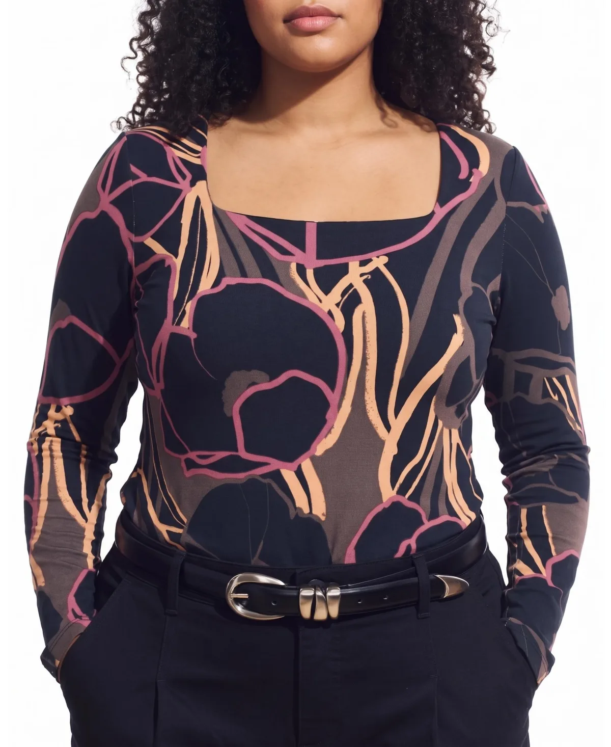 Agatha Liquid Jersey Top by Universal Standard