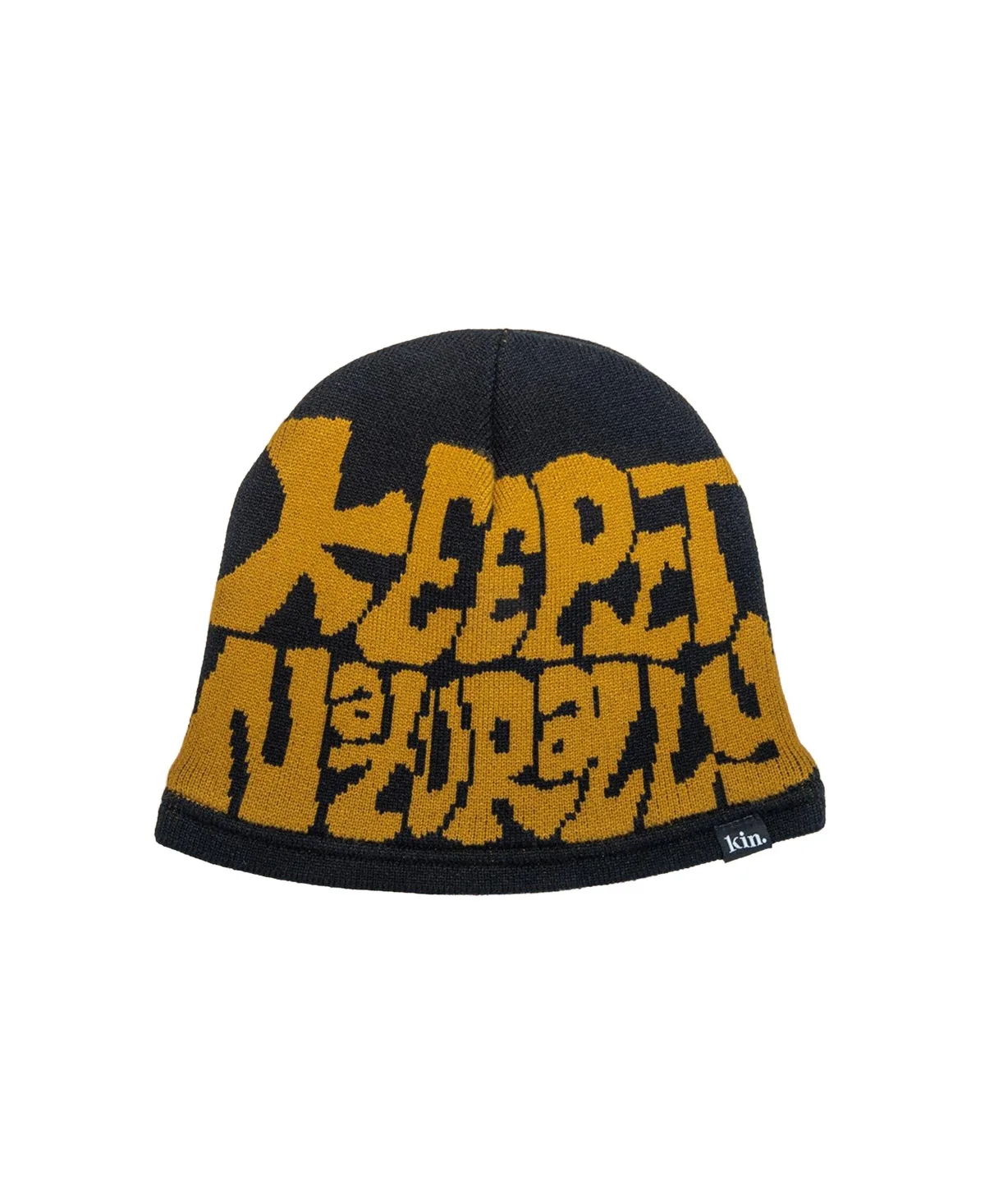 Satin-Lined Logo Beanie by Kin Apparel