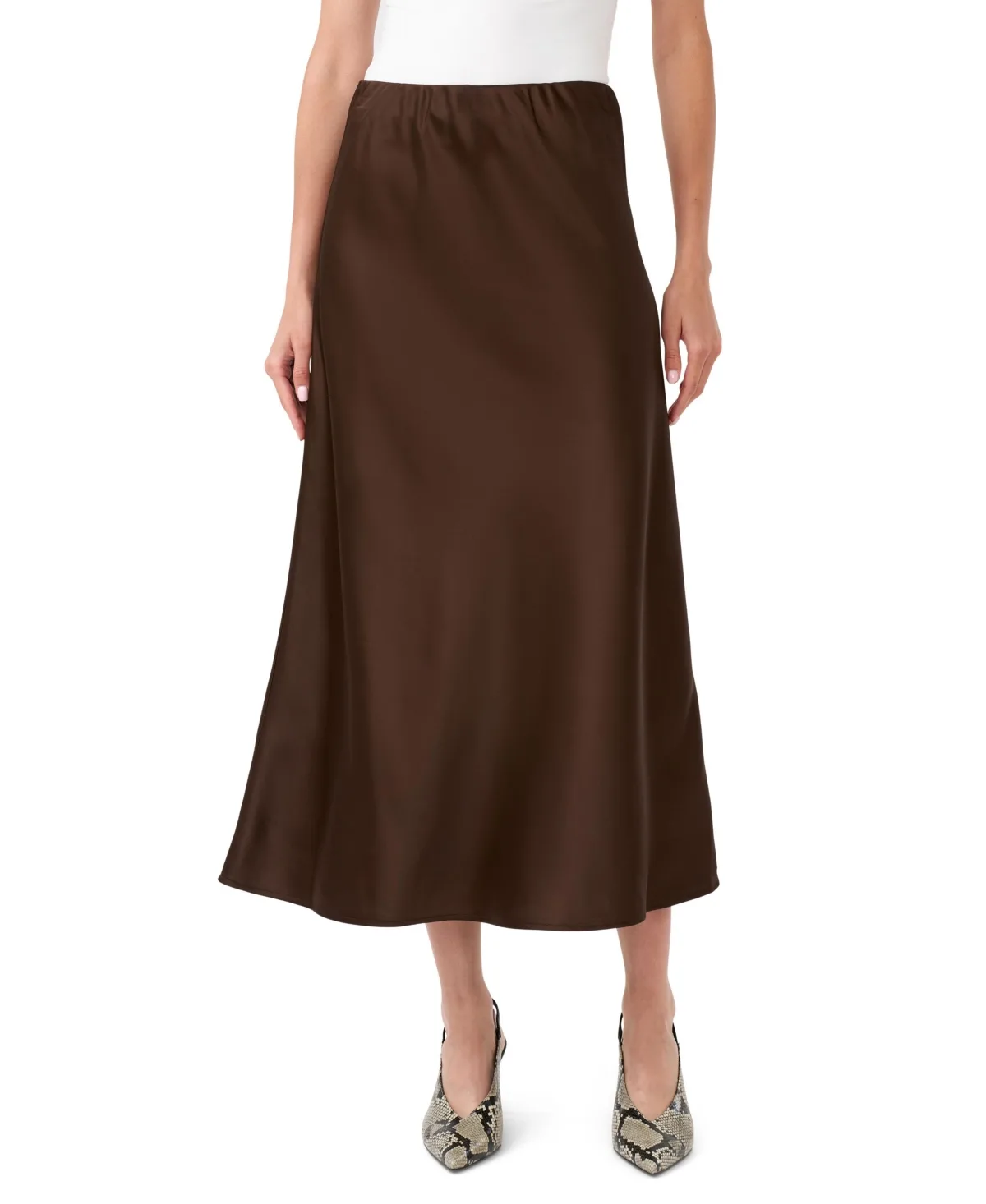 Satin Pull-On Skirt by Rebecca Minkoff