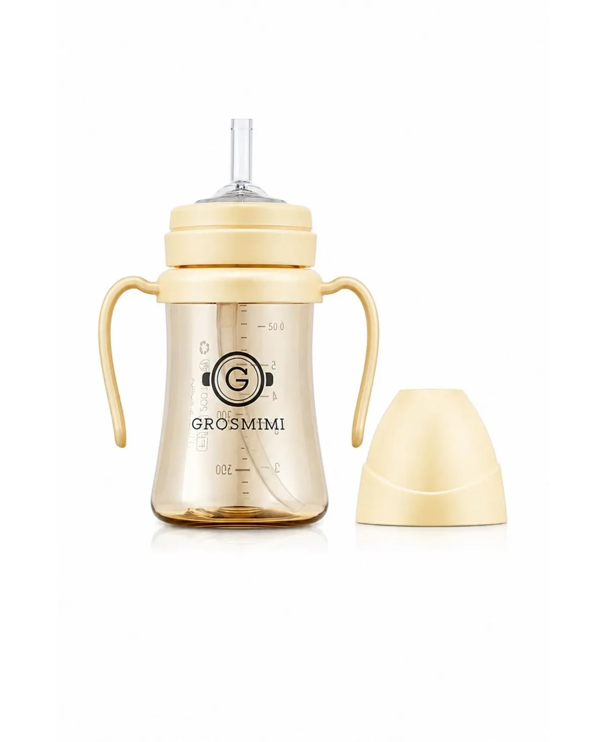 Ppsu Straw Cup Stage 1, Spill-Proof, 6M+, 6oz by Grosmimi