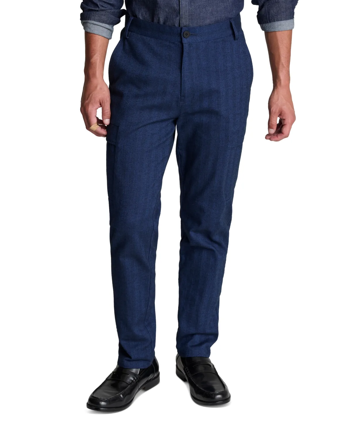 Regular-Fit Stretch Cotton-Blend Cargo Pants by Kenneth Cole