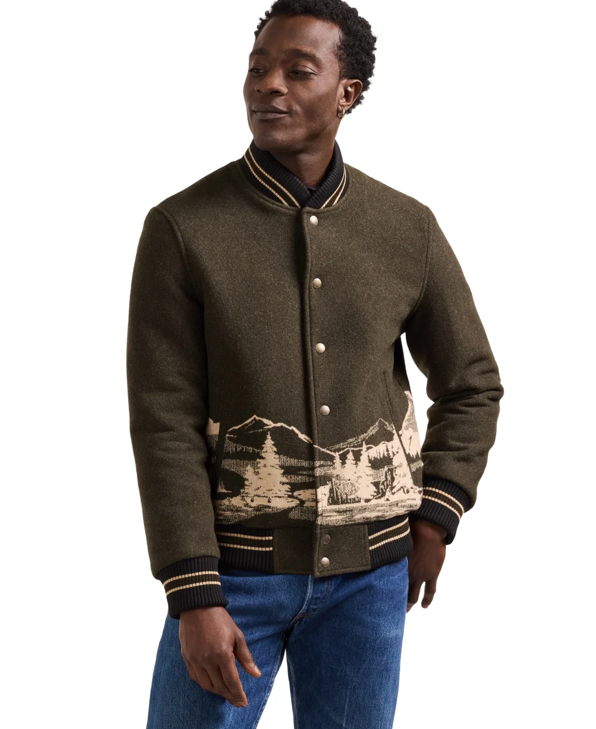 Varsity Long-Sleeve Jacket by Pendleton