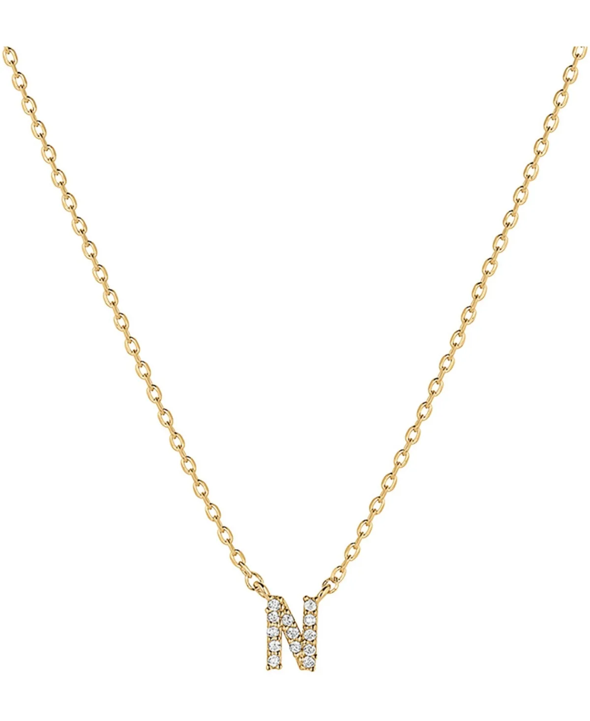 Josh & Chloe Signature Crystal Initial Necklace by Chloé