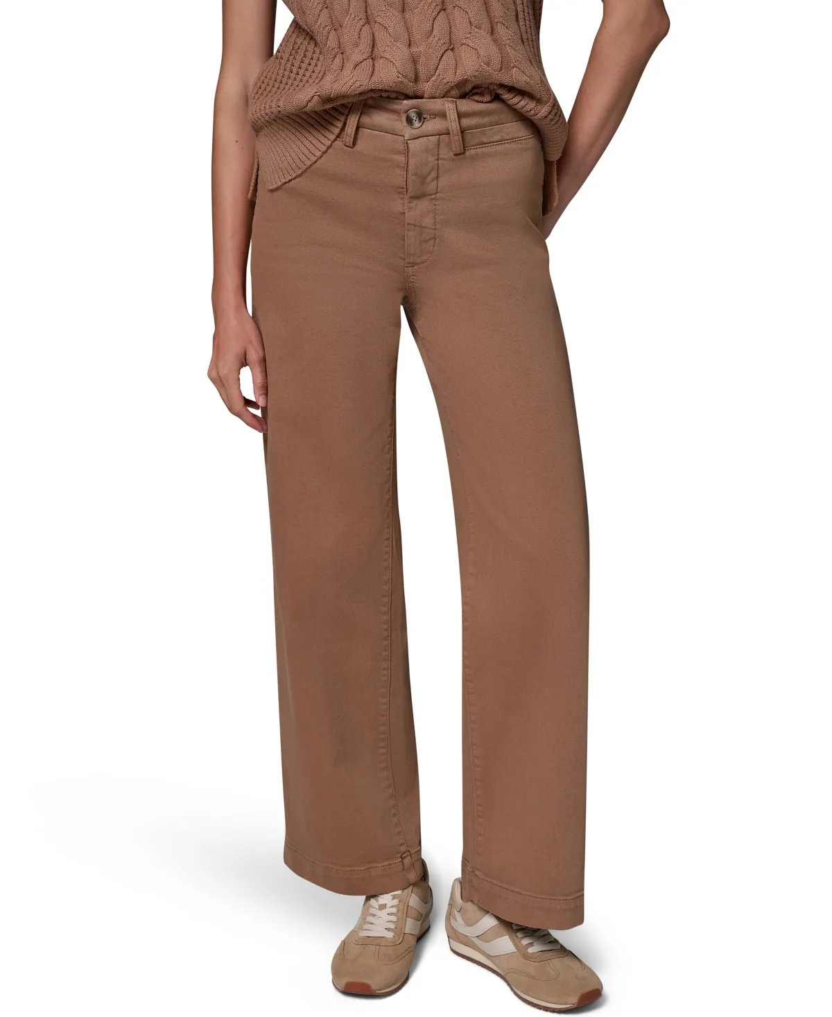 The Donna High-Rise Wide-Leg Denim Pants by Donna Karan Weekend
