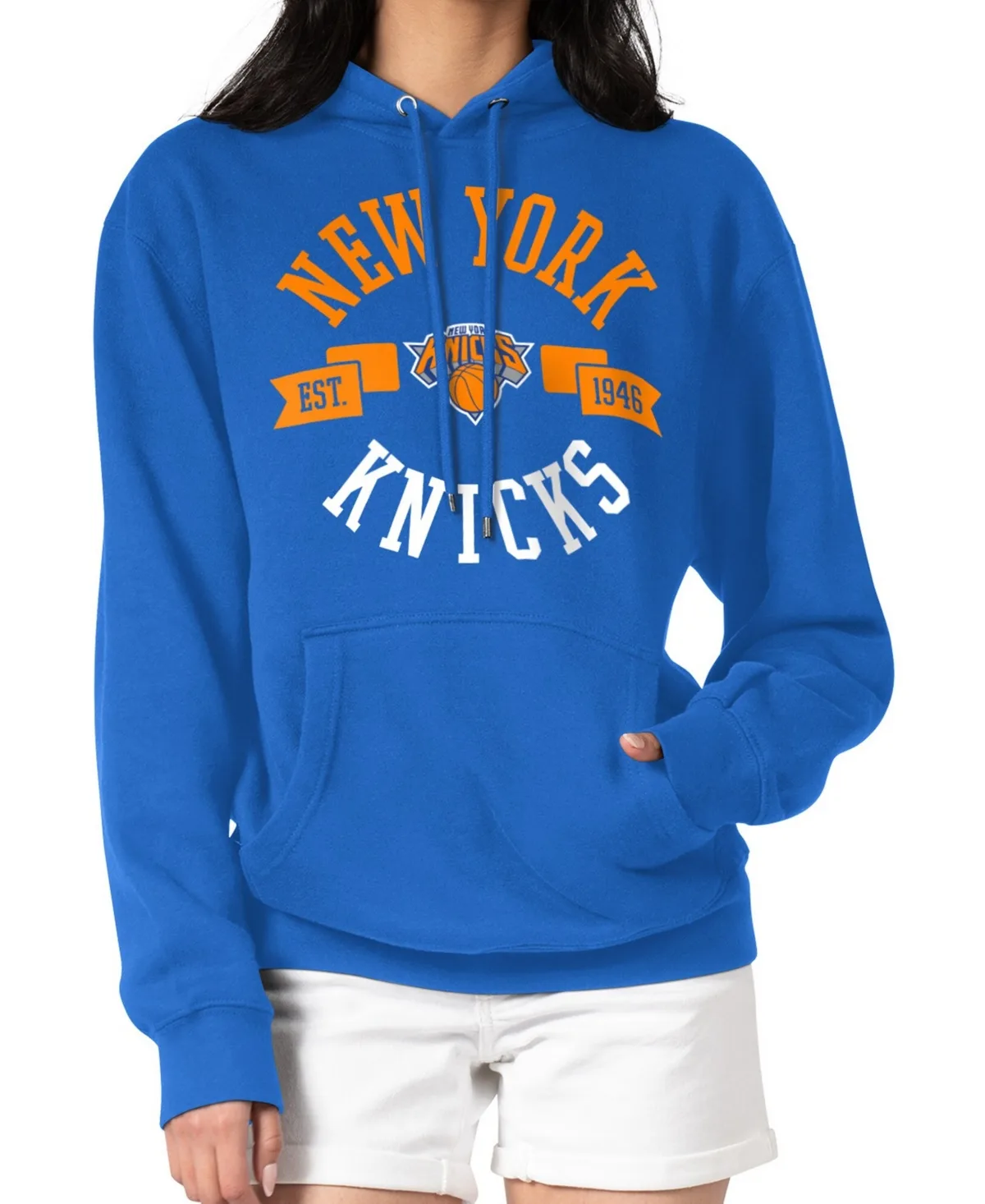 G-Iii 4Her by Carl Banks New York Knicks City Pullover Hoodie by G-III