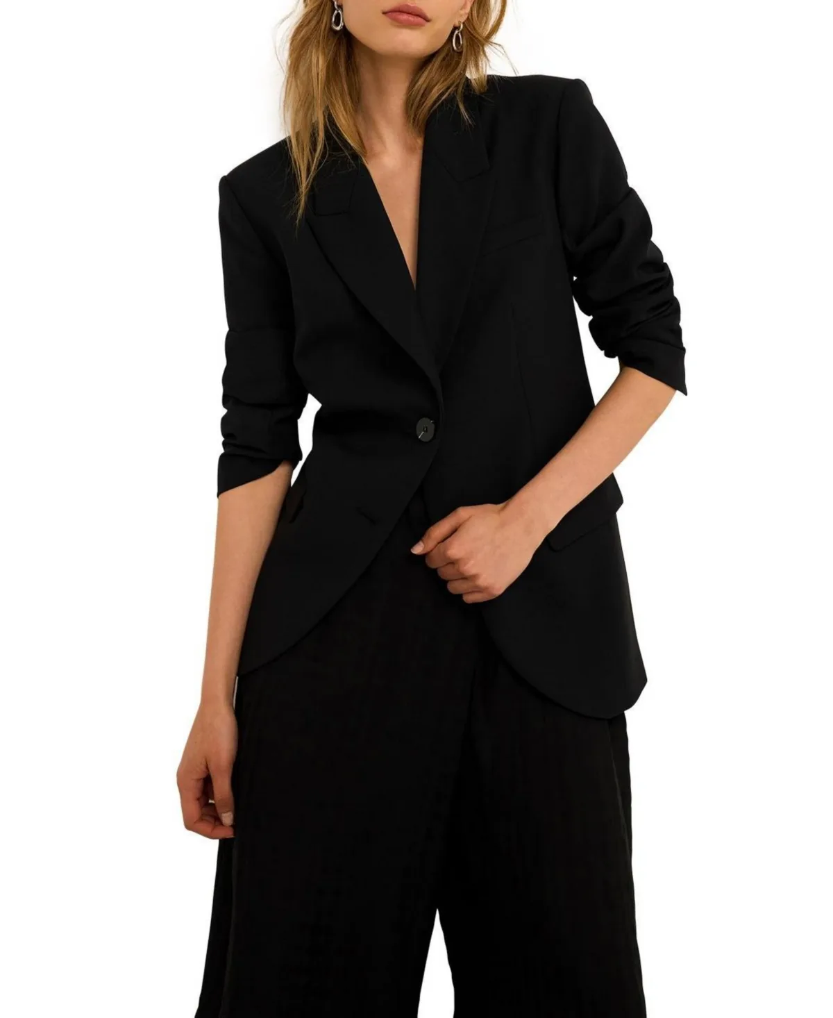 Single Breasted Long Sleeve Blazer by Mint Velvet