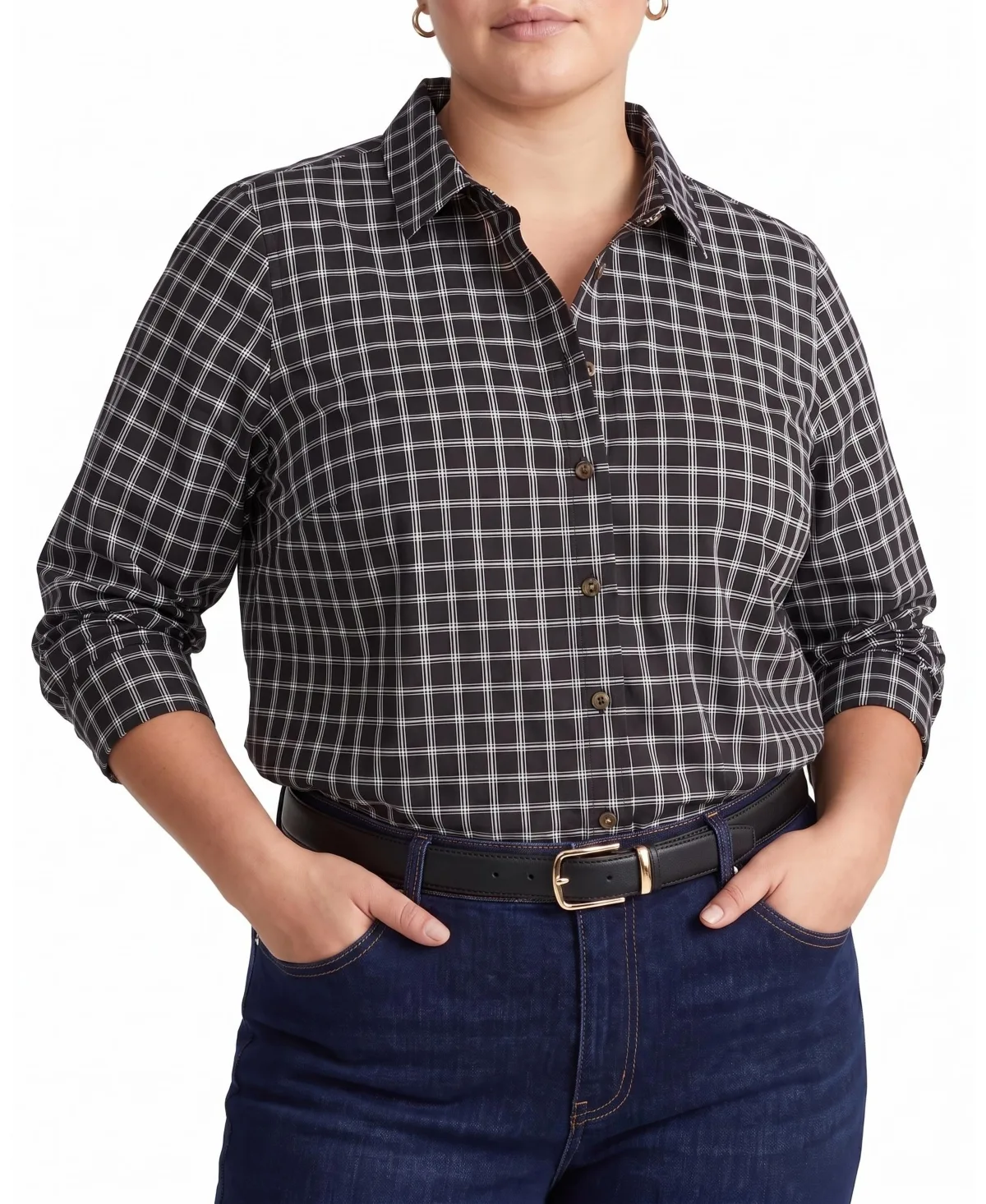 Elbe Classic-Fit Stretch-Poplin Shirt