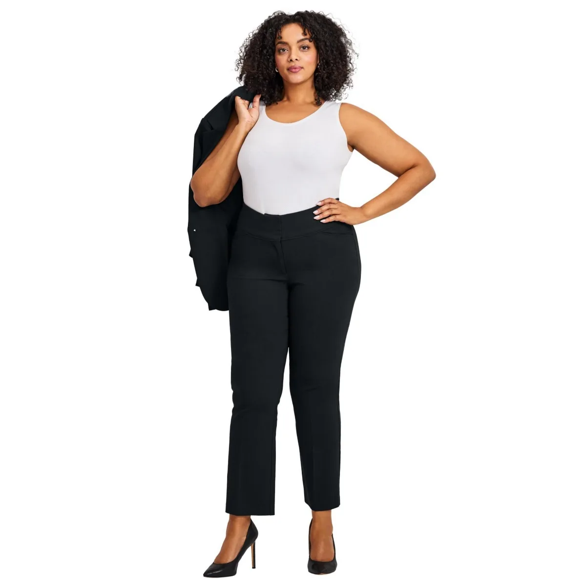 Super Stretch Straight Leg Pant by Avenue