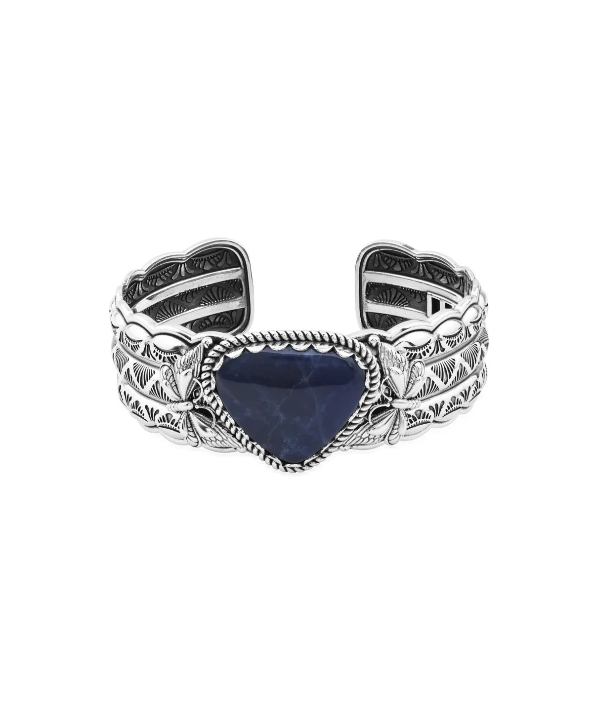 Hinged Cuff Bracelet in Sterling Silver by American West Jewelry