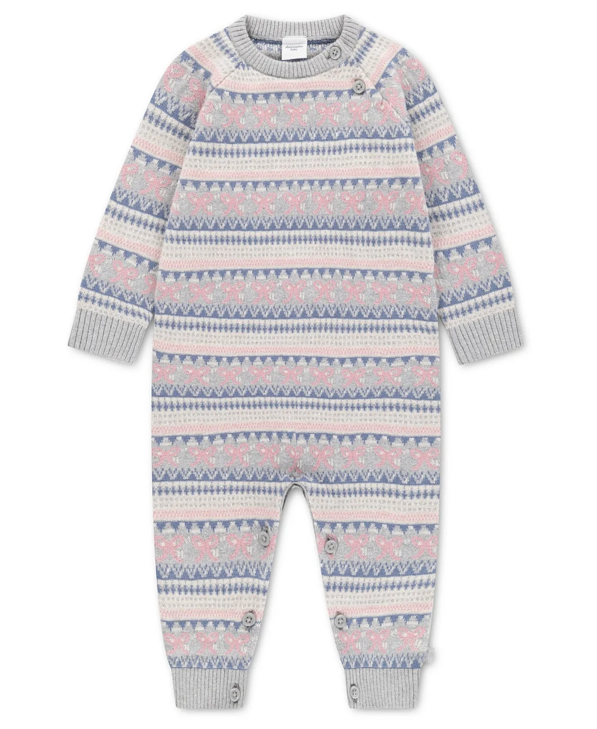 Long-Sleeve Fair-Isle Ribbed-Collar Sweater Coverall by Abercrombie Kids