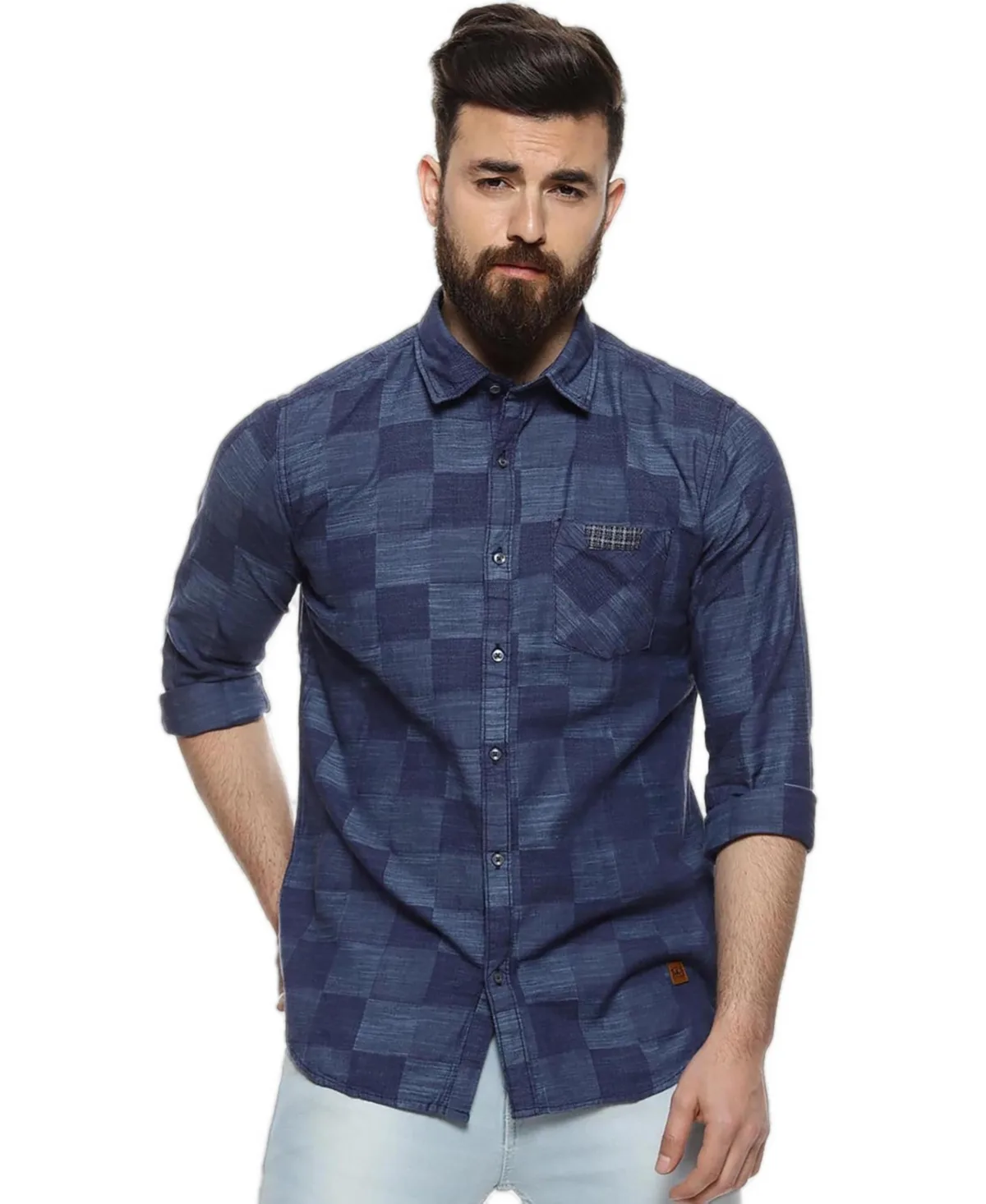 Campus Sutra Checkered Long Sleeve Casual Shirt by Cahoot
