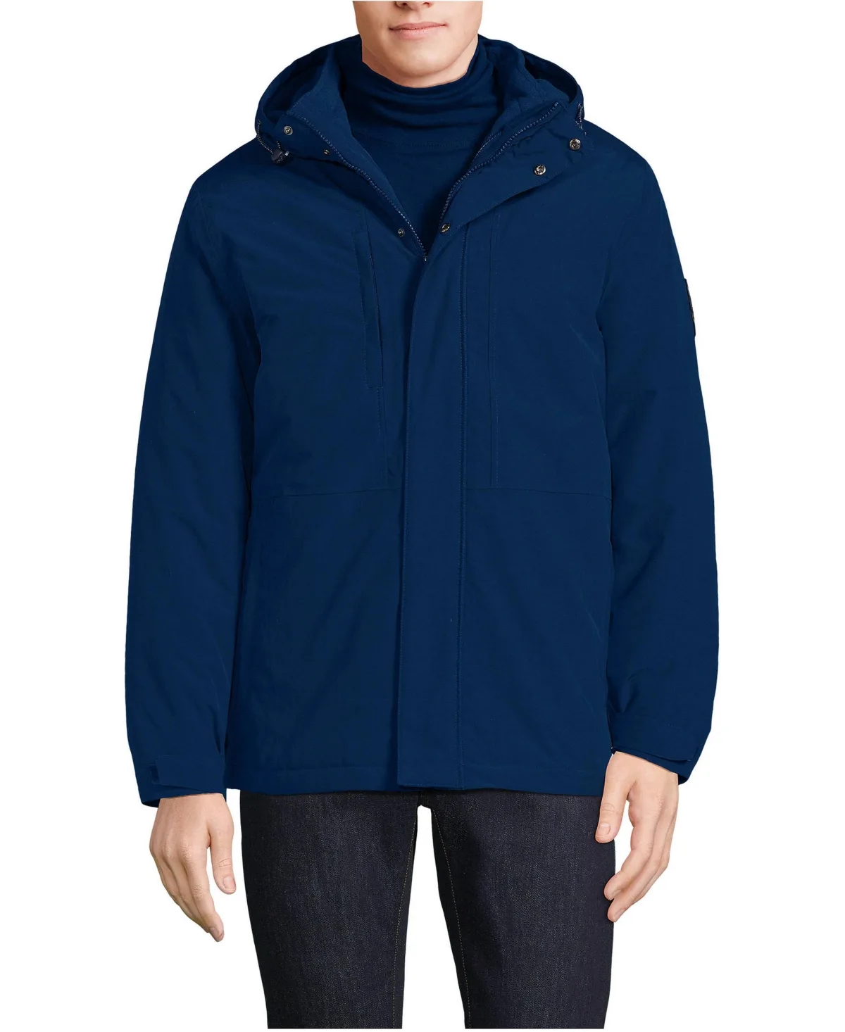 Squall 3-In-1 Relaxed Fit Waterproof Hooded Jacket by Lands' End