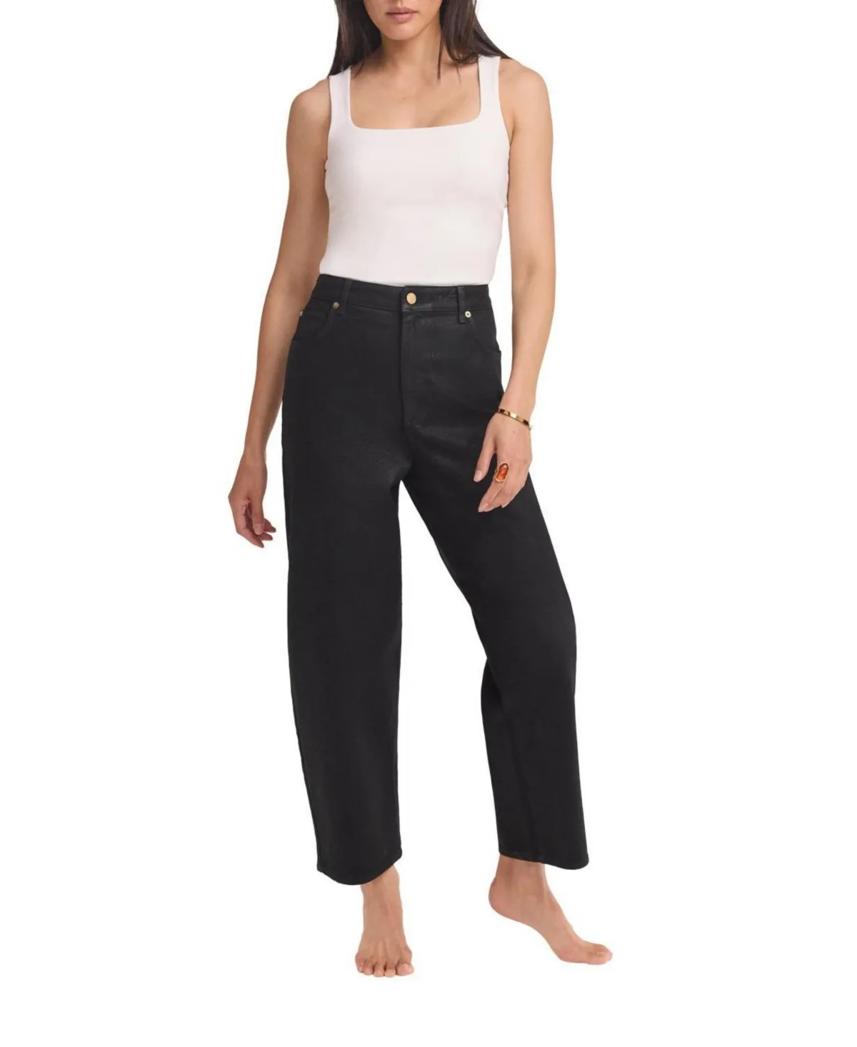 Coated Barrel Jeans by Mint Velvet