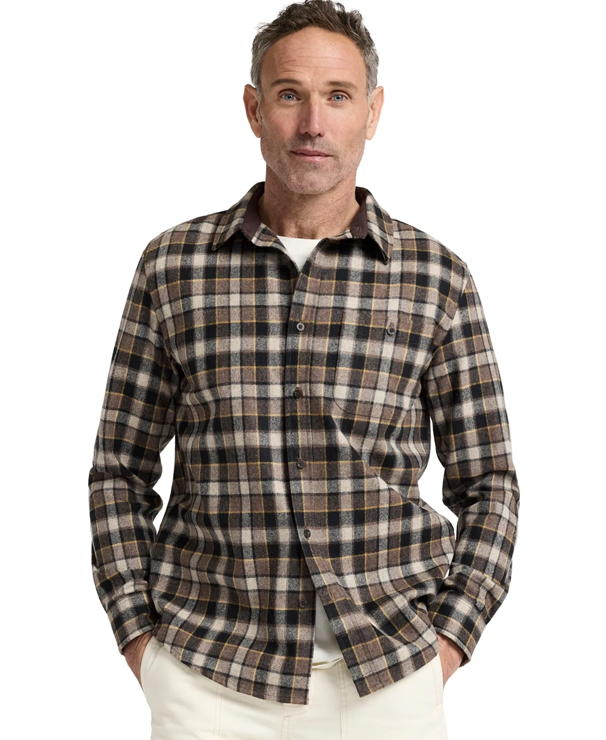 Trail Wool Plaid Long-Sleeve Shirt