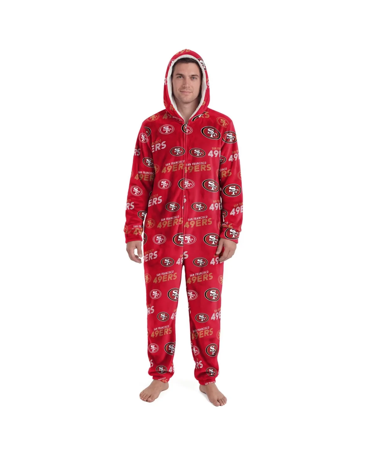 San Francisco 49ers Sidekick Union Suit by Concepts Sport