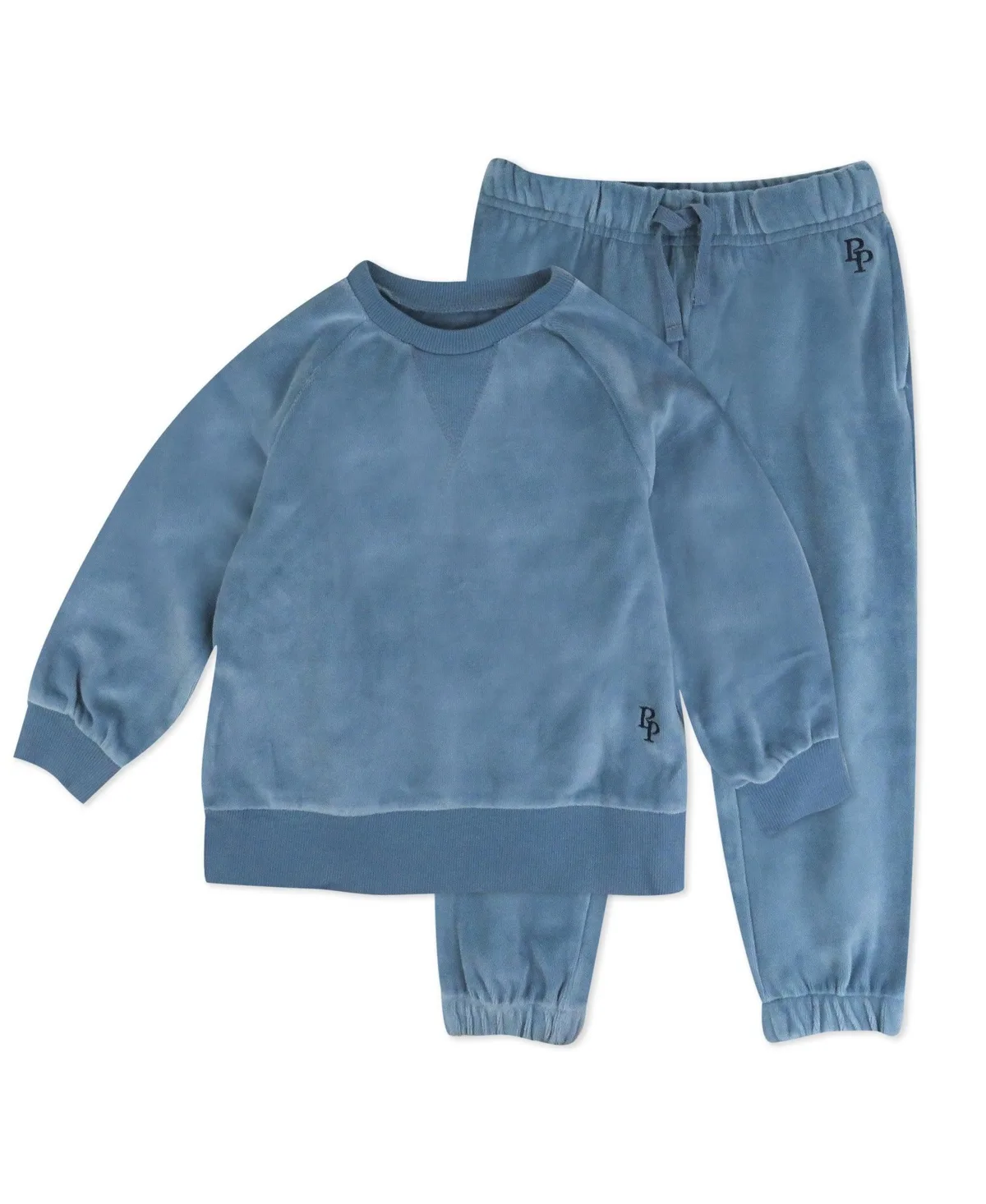 Cooper Ii Velour Crewneck Jogger Top and Sweatpants, 2-Piece Set by Pet Passion